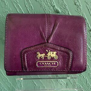 Coach Purple Wallet
